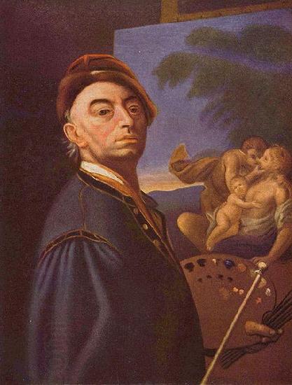 Peter Johannes Brandl Portrat von Nachfolger oil painting picture
